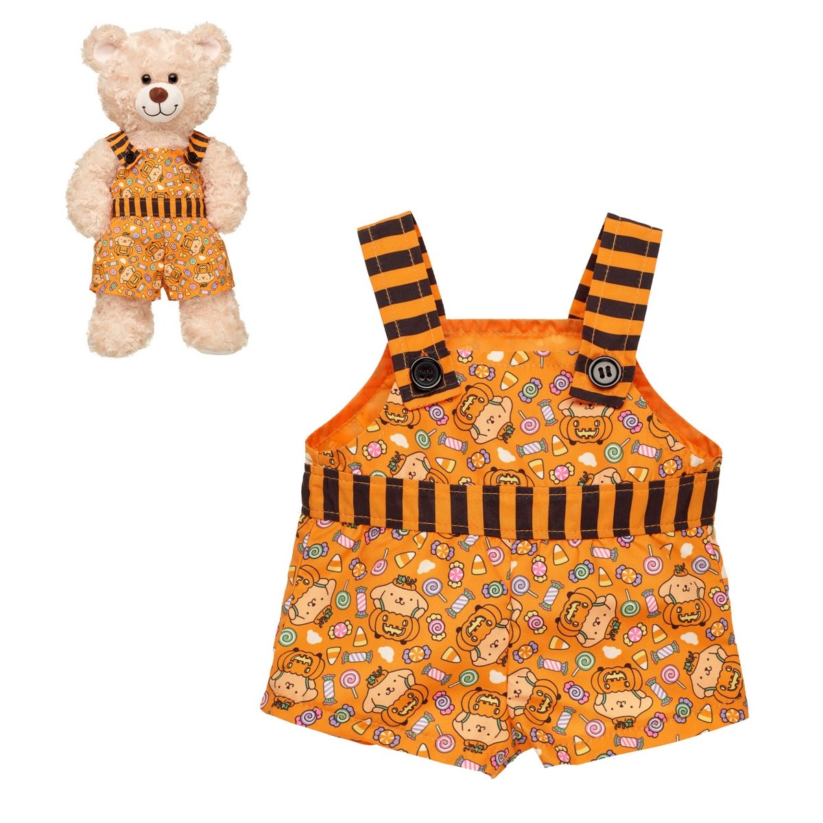 Jardinera Pompom Pumpkin Hwn 25 Sanrio Build-A-Bear